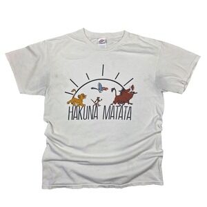 Vintage‎ Disney Lion King Hakuna Matata 90s Shirt XL Cartoon TV Movie Retro Rare